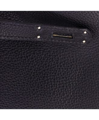 Kelly 32 Handbag Black Togo with Palladium Hardware