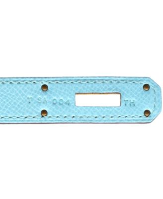 Birkin 30 Handbag Blue Epsom with Gold Hardware