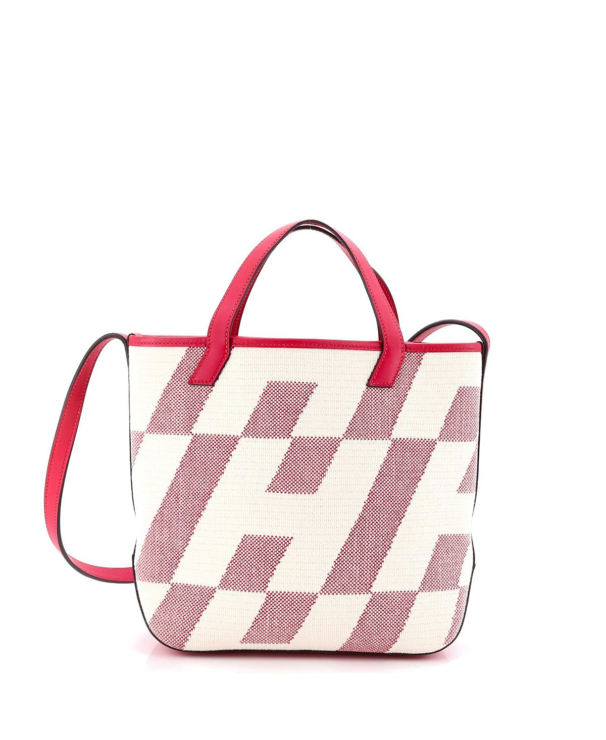 Pre-Owned HERMES 27 Cabas H en Biais Tote Canvas with Leather