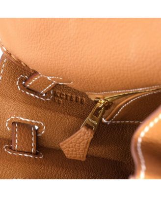 Kelly 25 Handbag Brown Togo with Gold Hardware