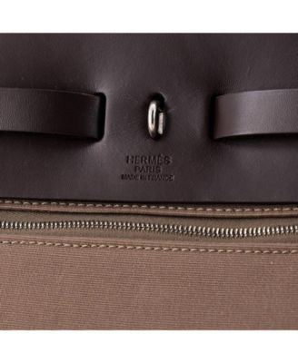 39 Herbag Zip Leather and Toile