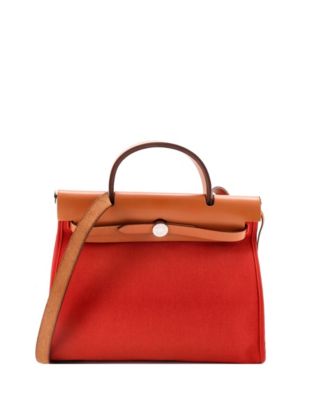 31 Herbag Zip Leather and Toile