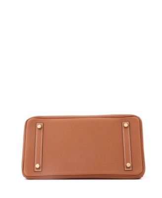Birkin 30 Handbag Brown Togo with Gold Hardware