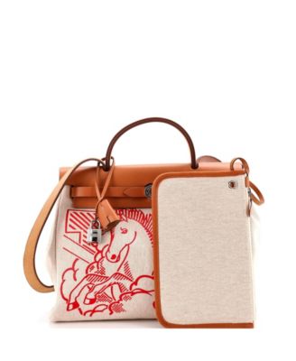 31 Herbag Zip Pegase Pop Toile and Leather