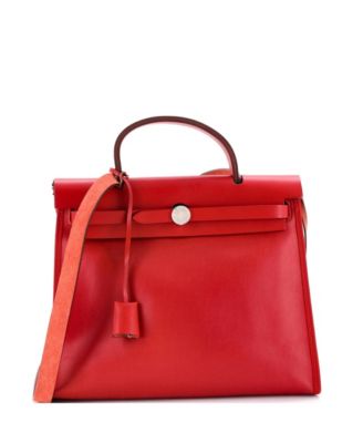 31 Herbag Zip Berline Vache Canvas and Leather