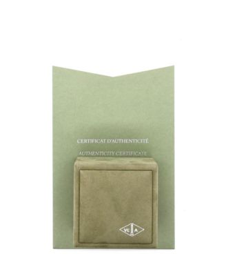  Vintage Alhambra Pendant Necklace 18K Gold and Onyx, 16.25"