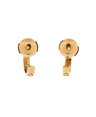  Small Love Hoop Earrings 18K Gold