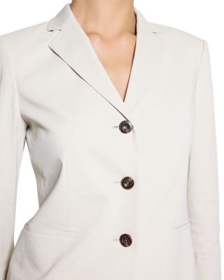 Shrunken Linen Blend Jacket 