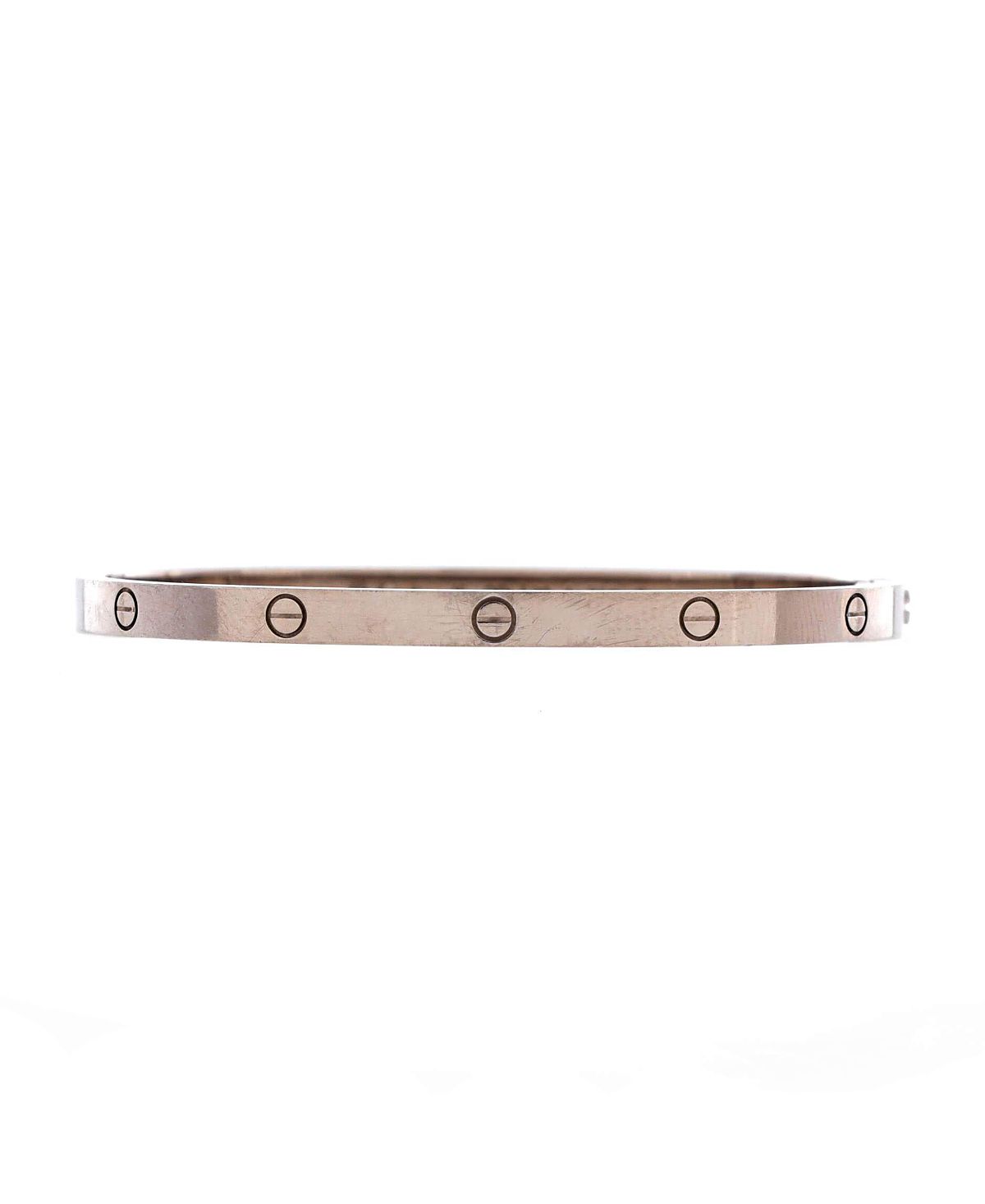 Pre-Owned Cartier Small Love Bracelet 18K White Gold