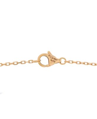  Juste un Clou Pendant Necklace 18K Rose Gold with Diamonds, 15.75"