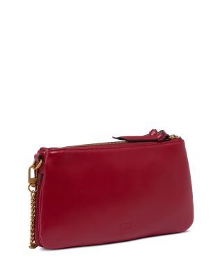 Double Mini Vitello Leather Crossbody 