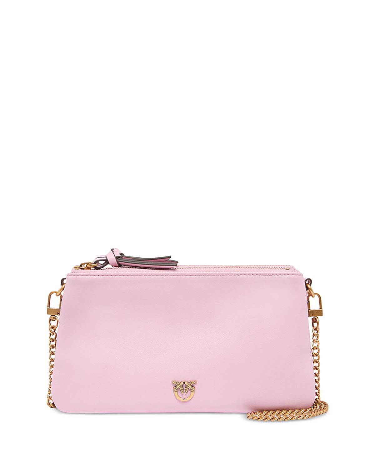 Pinko Double Mini Vitello Leather Crossbody