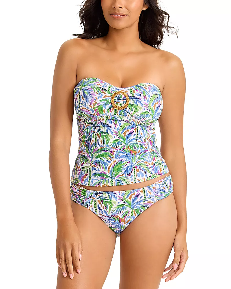 Tommy Bahama Poolside Palms Bandeau Tankini Top