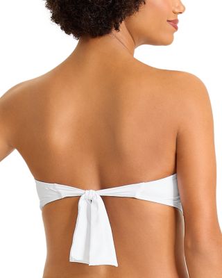 Pearl V Front Bandeau Bikini Top & Pearl Hipster Bikini Bottom