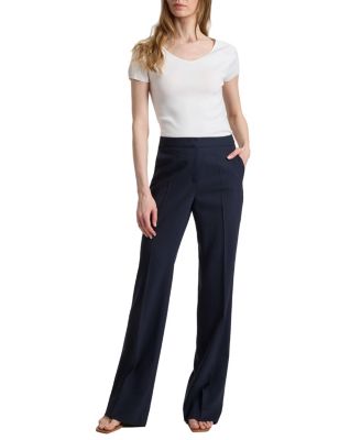  Bethany Flared Pant in Virgin Wool Stretch