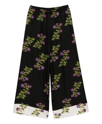 Silk Wide Leg Pants