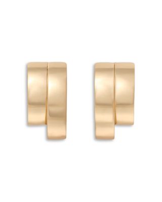 The Double Up Oval Hoop Earrings