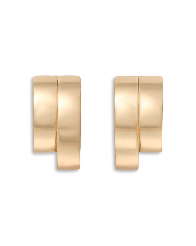 Roxanne Assoulin The Double Up Oval Hoop Earrings
