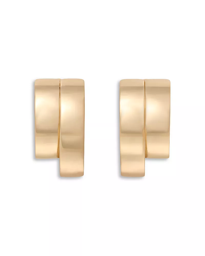 Roxanne Assoulin The Double Up Oval Hoop Earrings