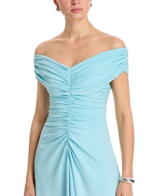 Sheyda Draped Jersey Midi Dress