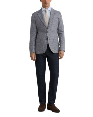 Piccolino Tailored Fit Houndstooth Blazer