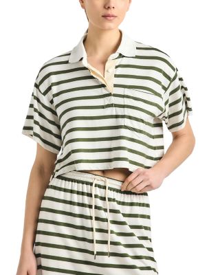 Indira Striped Polo Shirt