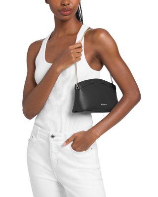 Athena Small Leather Crossbody Clutch