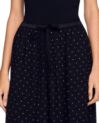 Joao Rhinestone Wide Leg Trousers