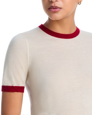 Airy Cashmere Ringer Tee