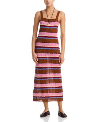 Striped Ribbed Dress