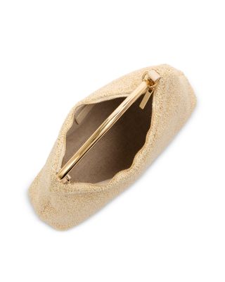 Rhea Metal Top Handle Bag