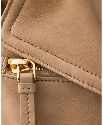 Explore Medium Nappa Leather Shoulder Bag with Flap