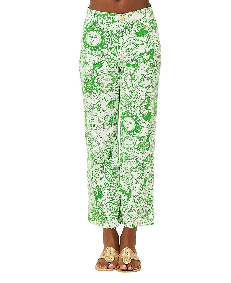 Lilly Pulitzer Harleen High Rise Crop Jeans in Rosanna Wash