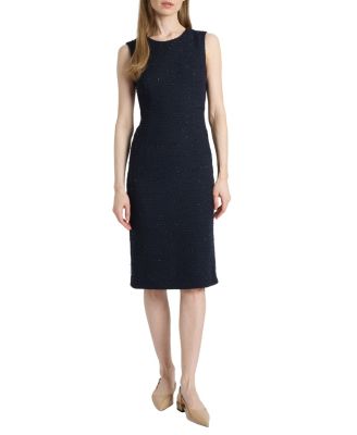  Britta Midi Sheath Dress in Luxury Tweed
