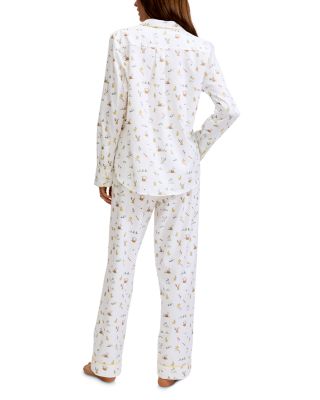 Frolic Woven Twill Classic Pajama Set in Easter Frolic