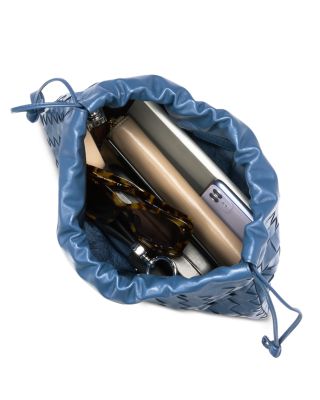 Dustbag Intrecciato Leather Shoulder Bag