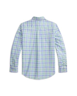 Boys' Plaid Performance Oxford Shirt - Big Kid, Little Kid