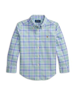 Boys' Plaid Performance Oxford Shirt - Big Kid, Little Kid