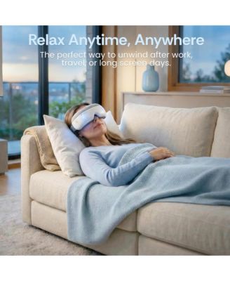  Eye Massager with Heat, Air Pressure, 4 Massage Modes & Bluetooth Music, Gaze