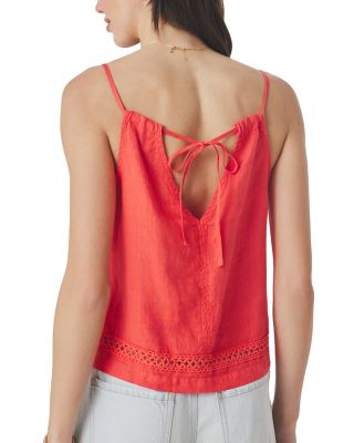 Stella Linen Spaghetti Tank