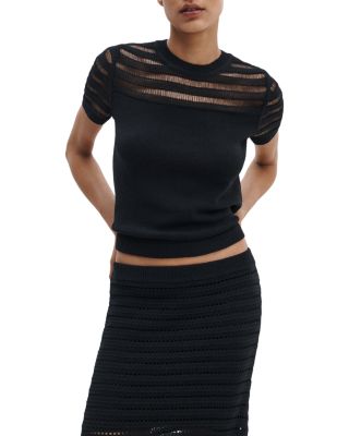 Britt Crewneck Short Sleeve Sweater