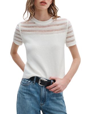 Britt Crewneck Short Sleeve Sweater