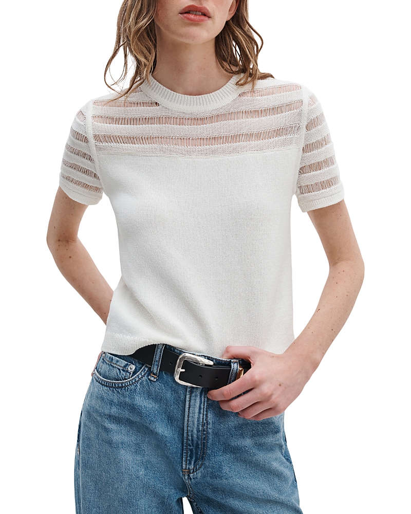 Rag & Bone Britt Crewneck Short Sleeve Sweater
