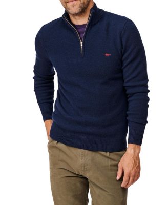  Pepper Lambswool Zip Neck Sweater
