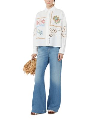 Wkdlatino Wide Leg Jeans in Navy