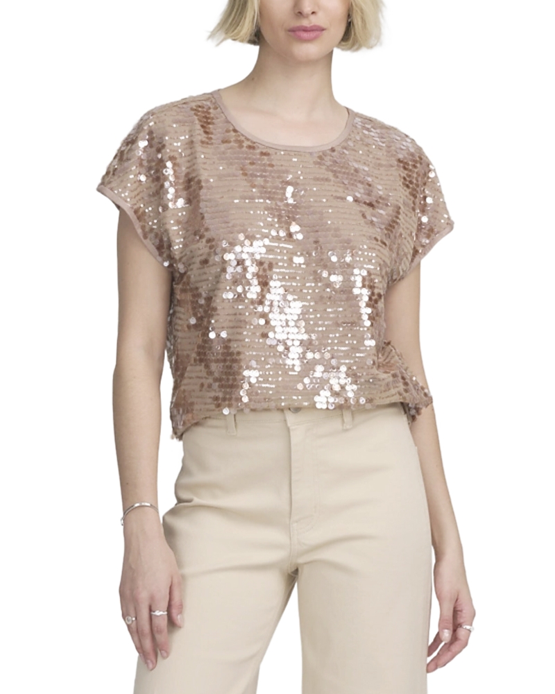 Elle Collection Sequin Tee