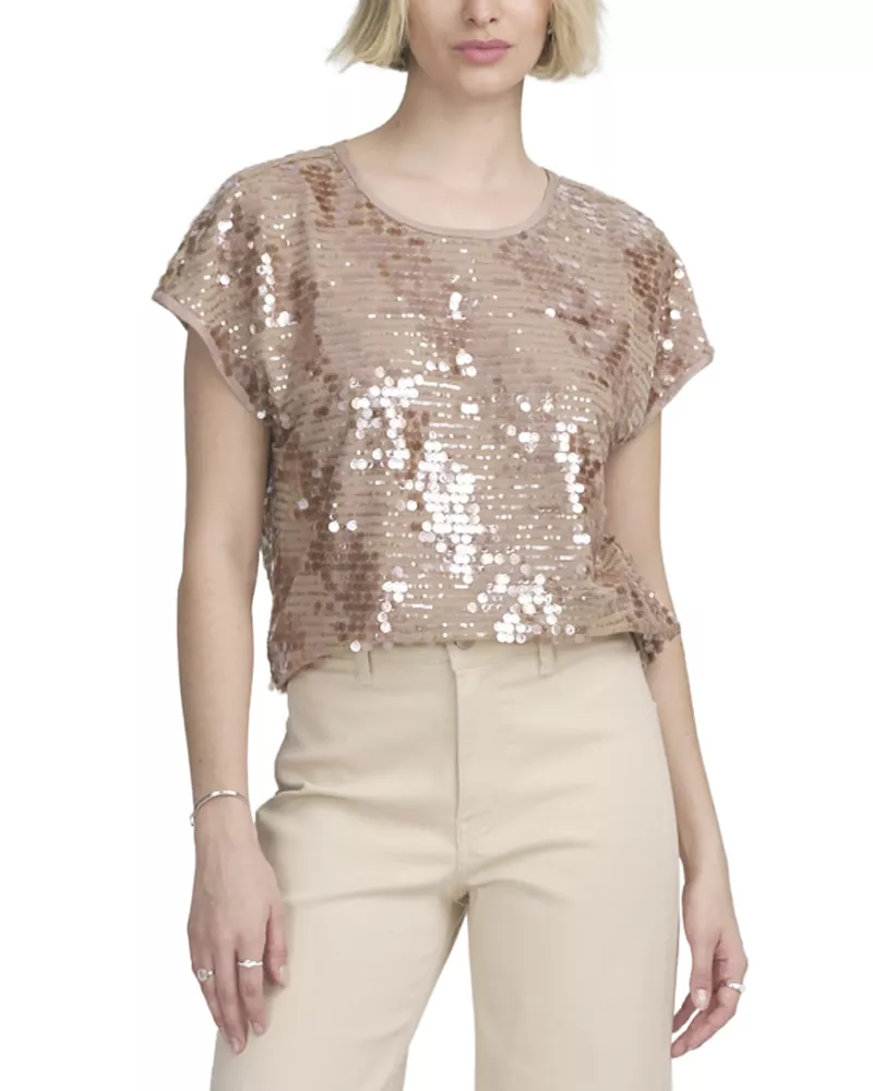Elle Collection Sequin Tee