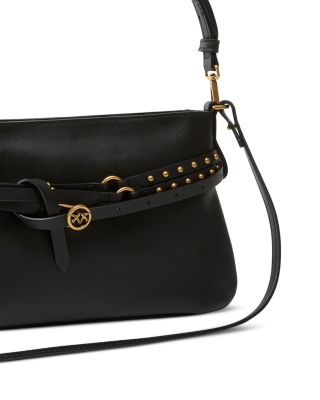 Mini Leather Belted Shoulder Bag