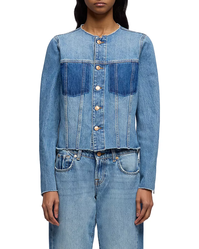 7 For All Mankind Vicky Jean Jacket in Shadowcrest