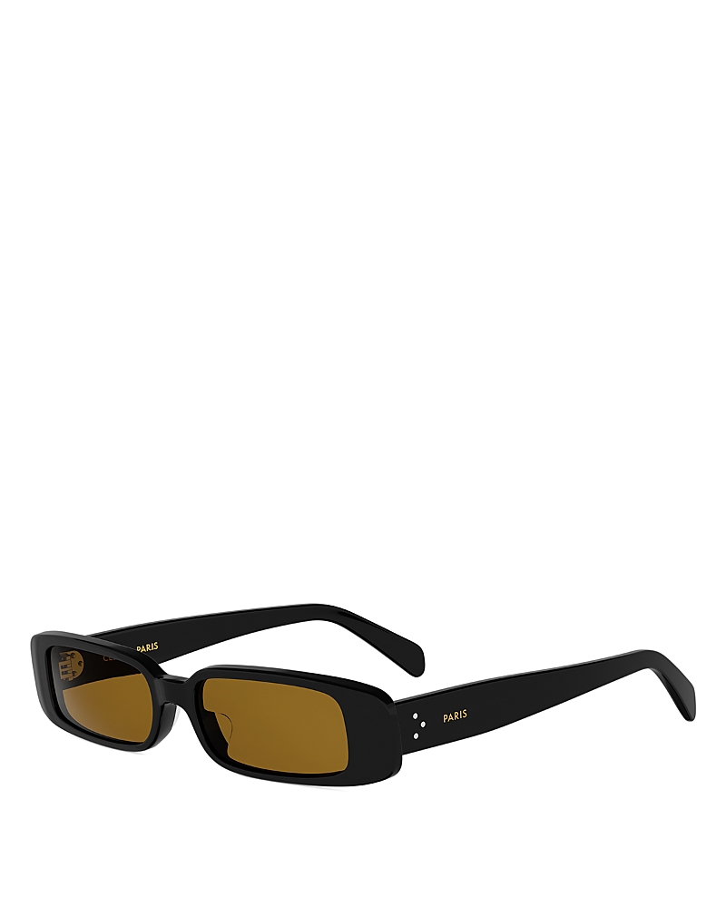 Celine 3 Dots Rectangular Sunglasses, 53mm